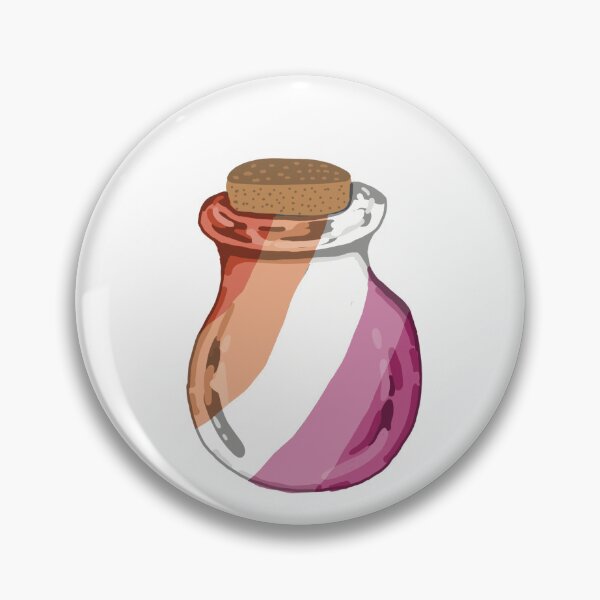 Item preview, potion bottle magic witchcraft subtle queer lgbt lgbtq lgbtq+ sapphic gay LESBIANpride designed and sold by Mariecobiz.