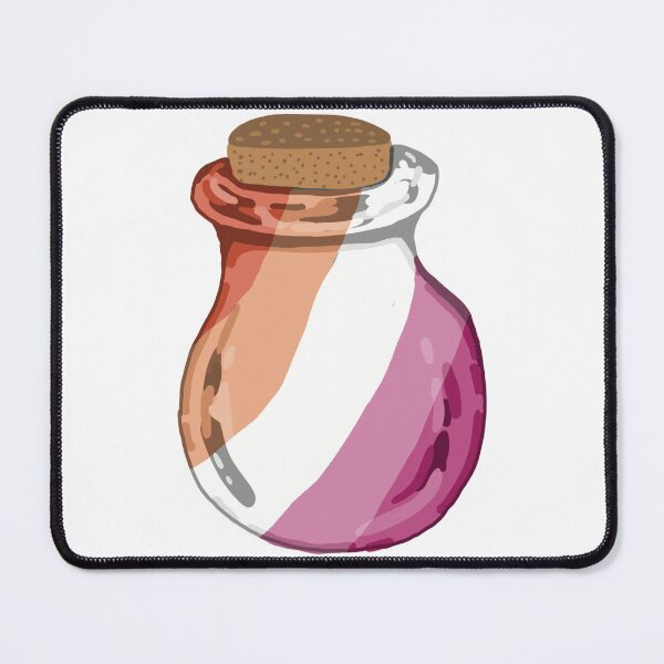 Item preview, potion bottle magic witchcraft subtle queer lgbt lgbtq lgbtq+ sapphic gay LESBIANpride designed and sold by Mariecobiz.
