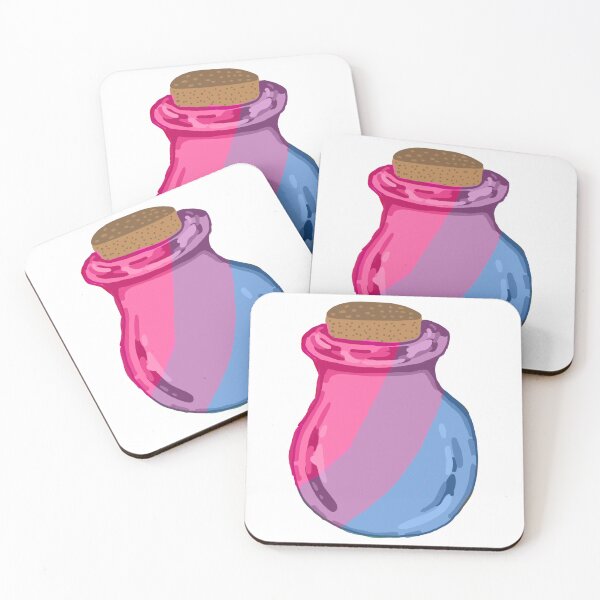 Item preview, potion bottle magic witchcraft subtle queer lgbt lgbtq lgbtq+ sapphic gay bisexual pride designed and sold by Mariecobiz.