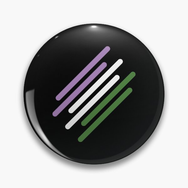 Item preview, Minimalist Lines Genderqueer Pride Design – LGBTQ+ Minimal Art designed and sold by Lanakila Studio.