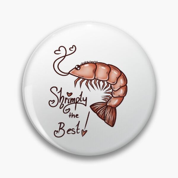 Item preview, Shrimply the Best Sticker! designed and sold by ScottishMagpie.