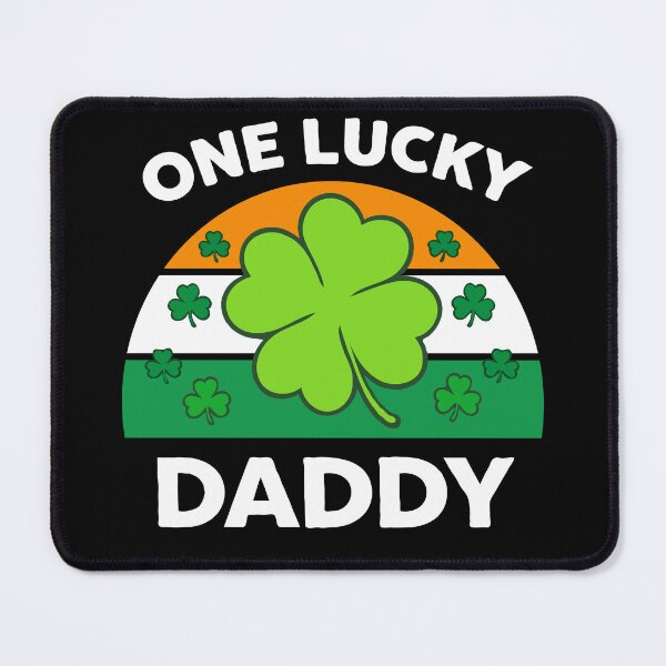 Item preview, One Lucky Daddy – St. Patrick’s Day Shamrock Design | Irish Dad Lucky Clover Graphic designed and sold by BrainBubbleArt.