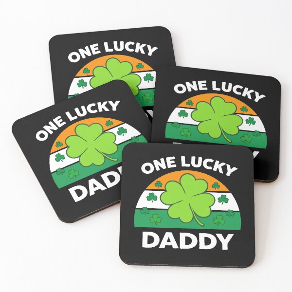 Item preview, One Lucky Daddy – St. Patrick’s Day Shamrock Design | Irish Dad Lucky Clover Graphic designed and sold by BrainBubbleArt.