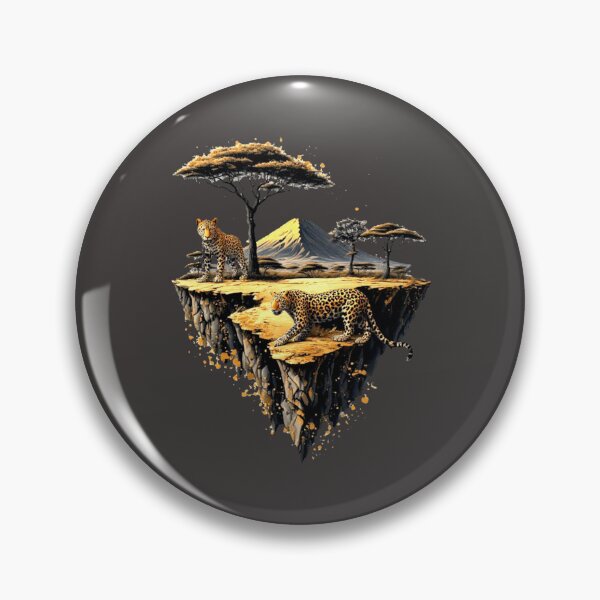 Item preview, Elemental Gold: The Majestic Five - Leopard–Carbon Edition designed and sold by Shift-Bloom.