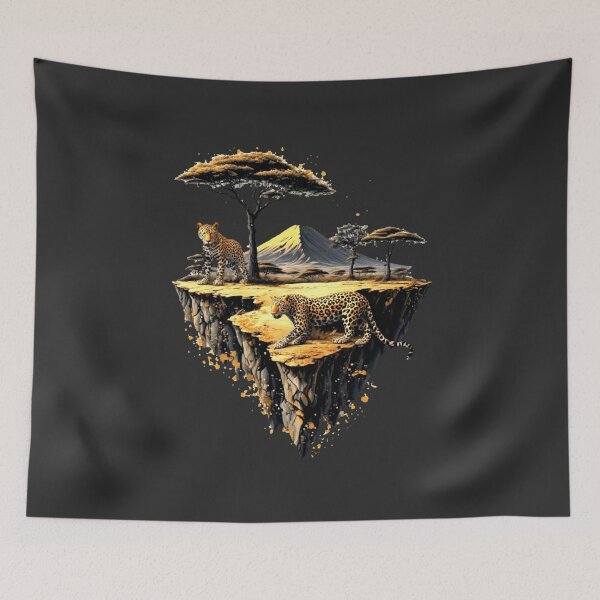 Item preview, Elemental Gold: The Majestic Five - Leopard–Carbon Edition designed and sold by Shift-Bloom.