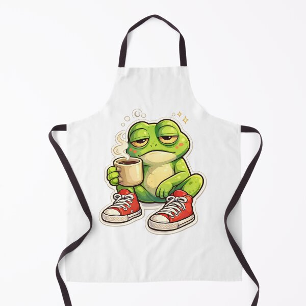 Item preview, Coffee First, Croak Later illustration design designed and sold by It's Bro Brand ★ ★ ★ ★ ★.