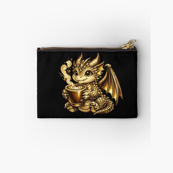 Item preview, Golden Dragon Coffee – Cute Fantasy Coffee Dragon designed and sold by Reminixi.