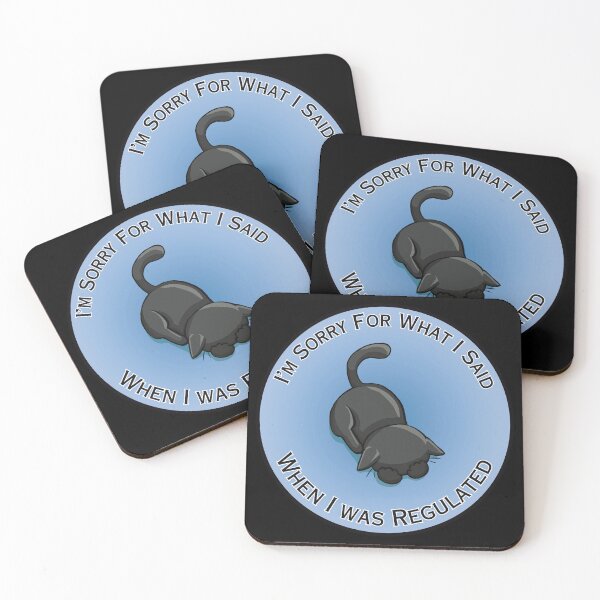 Item preview, Sorry For What I Said When Regulated (Black) designed and sold by Syph-Creations.