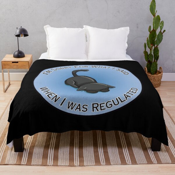 Item preview, Sorry For What I Said When Regulated (Black) designed and sold by Syph-Creations.