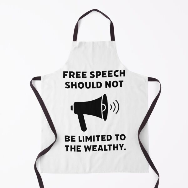 Item preview, Free speech should not be limited to the wealthy.  designed and sold by Rachel the Artist .