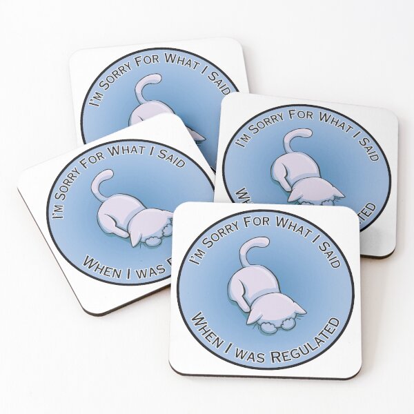 Item preview, Sorry For What I Said When Regulated (White) designed and sold by Syph-Creations.