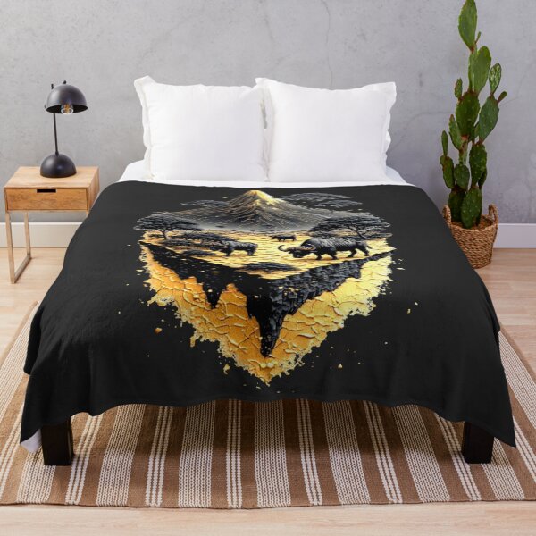 Item preview, Elemental Gold: The Majestic Five -Buffalo– Carbon Edition designed and sold by Shift-Bloom.