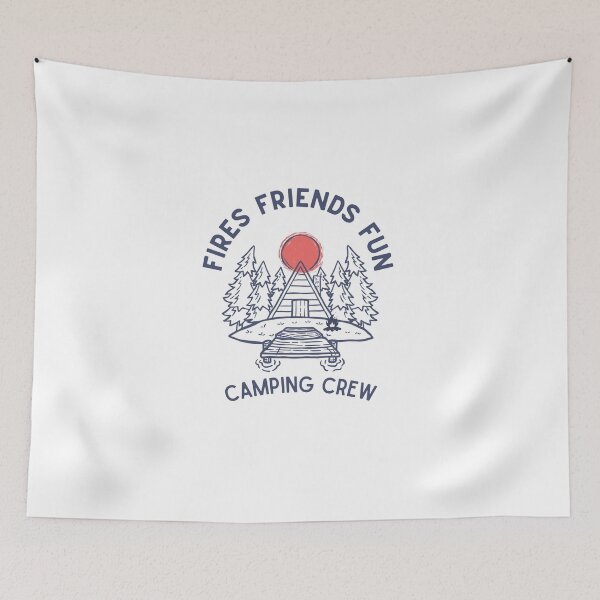 Item preview, Fires Friends Fun Camping Crew designed and sold by LuveraxArt.