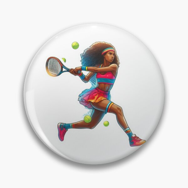 Item preview, female tennis player designed and sold by Lellenatavarez.