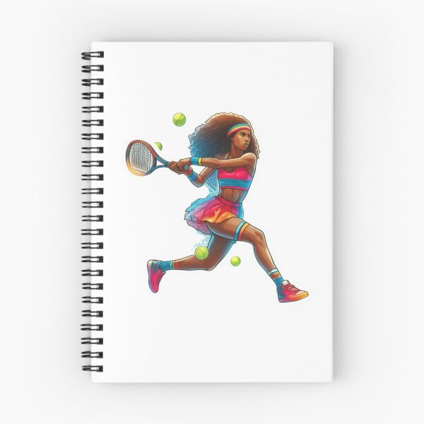 Item preview, female tennis player designed and sold by Lellenatavarez.