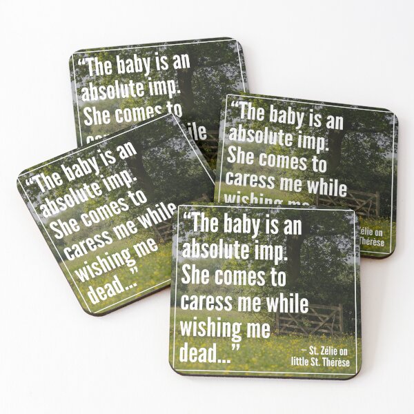 Item preview, St. Zelie Martin "Baby Imp" Inspirational Quote designed and sold by Sass of the Saints.