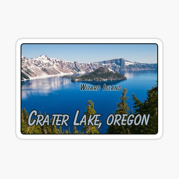 Item preview, Crater Lake Oregon with Wizard Island designed and sold by Kona Linda.