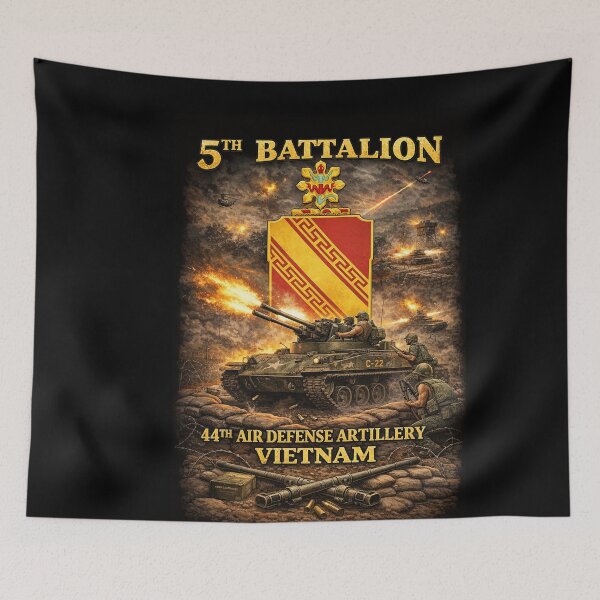 Item preview, 5th Bn, 44th Air Defense Artillery - Duster - Vietnam designed and sold by Military Insignia Products.