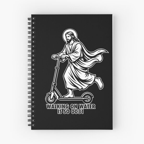 Item preview, Jesus Electric Scooter - Walking On Water Satire designed and sold by WAMTEES.