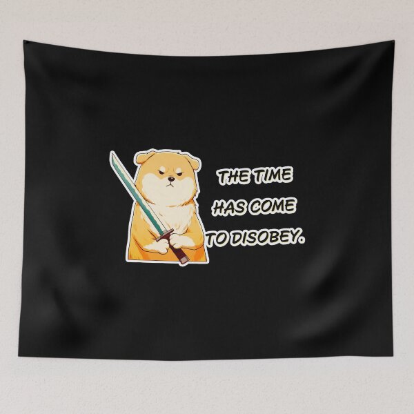 Item preview, Rooklin Diremarch - The time has come to disobey. designed and sold by Newdlebobs.