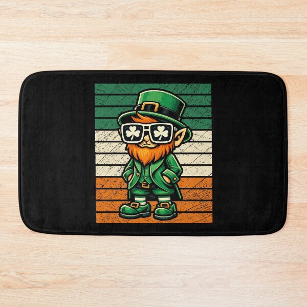 Item preview, Cool Leprechaun Wearing Shamrock Sunglasses – St. Patrick’s Day Irish Cartoon Art designed and sold by BrainBubbleArt.
