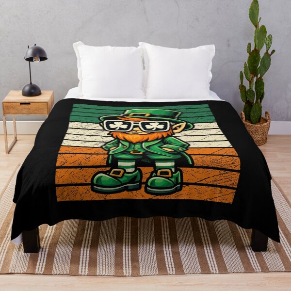 Item preview, Cool Leprechaun Wearing Shamrock Sunglasses – St. Patrick’s Day Irish Cartoon Art designed and sold by BrainBubbleArt.