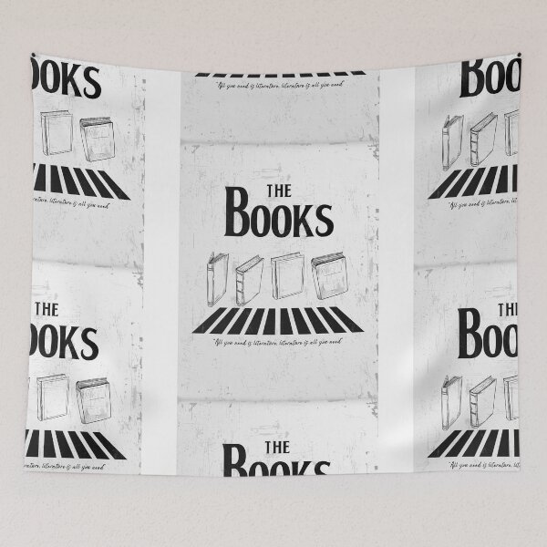Item preview, The Books, "all you need is literature, literature is all you need." designed and sold by Teacher-Toast.