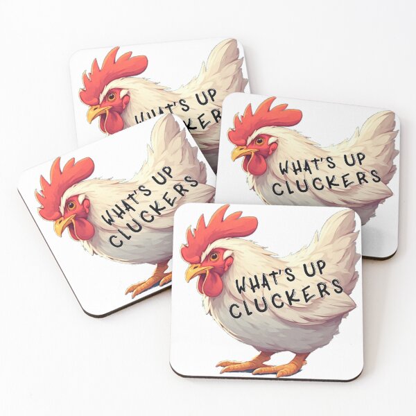 Item preview, Funny Chicken - What's Up Cluckers Rooster Design designed and sold by alizye.
