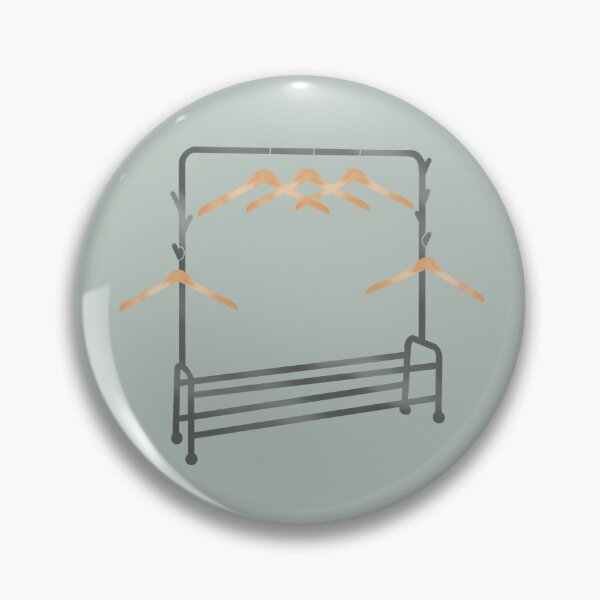 Item preview, Clothing Rack Hangers Closet Home Stickers Prints Posters Wall Art Magnet Home Coffee Cup Decoration TShirt Stationary Notebook Magnet Hat Kitchen Work School Office Redbubble Shop designed and sold by Saritas Boutique Shop.