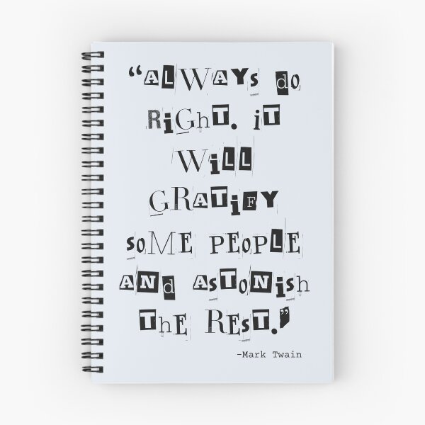 Item preview, Mark Twain Quote "Always do right..." designed and sold by Teacher-Toast.
