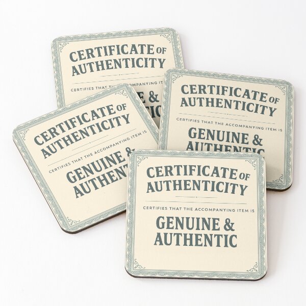 Item preview, Certificate of Authenticity designed and sold by MbiswaS16.