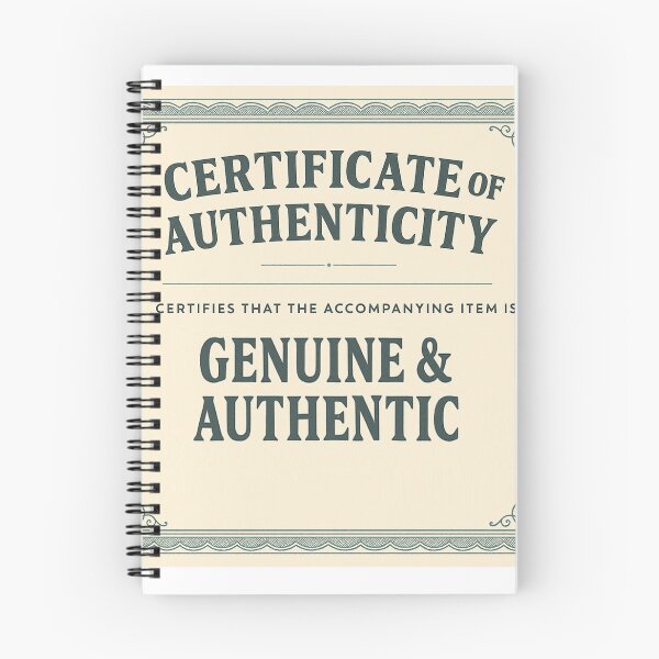 Item preview, Certificate of Authenticity designed and sold by MbiswaS16.