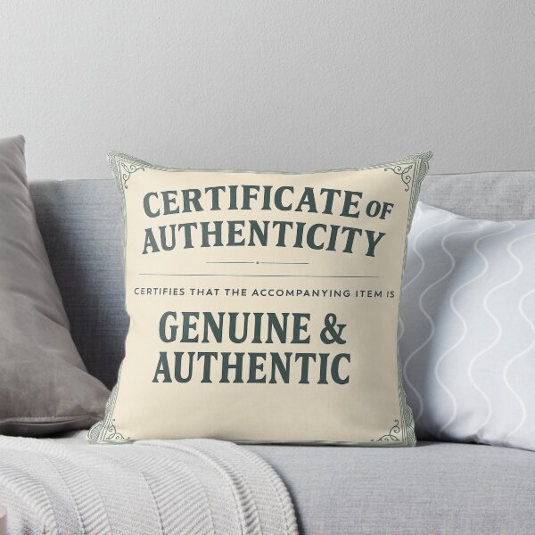 Item preview, Certificate of Authenticity designed and sold by MbiswaS16.