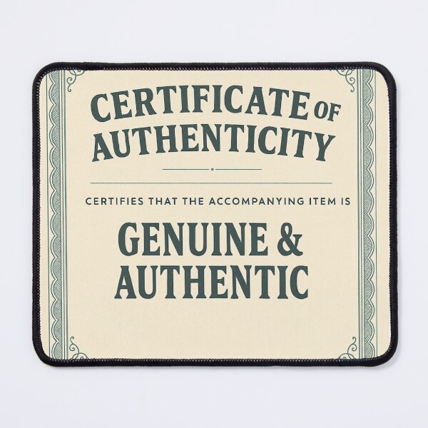 Item preview, Certificate of Authenticity designed and sold by MbiswaS16.