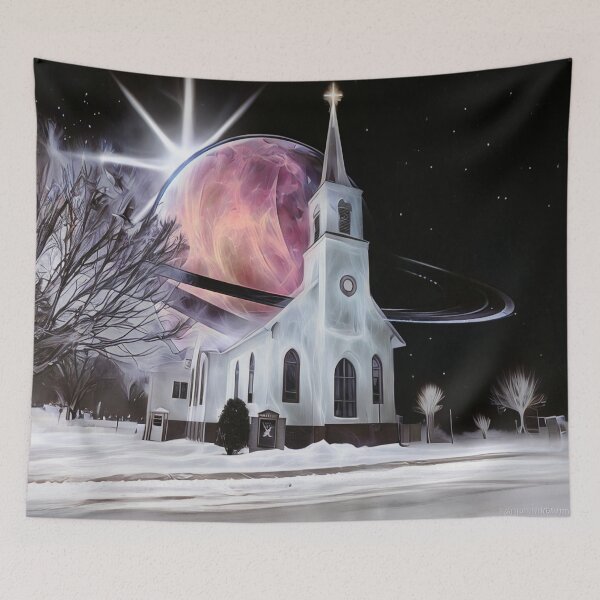 Item preview, Galaxy Church  designed and sold by Amanda8409.