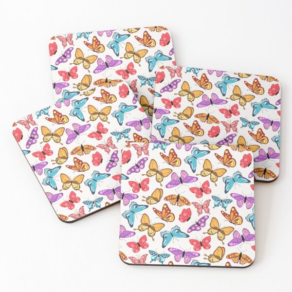 Item preview, butterflies of various colors designed and sold by Lellenatavarez.