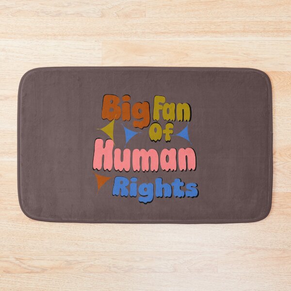 Item preview, A big fan of human rights, Comfort, retro rainbow, radicalized designed and sold by In-boutique.