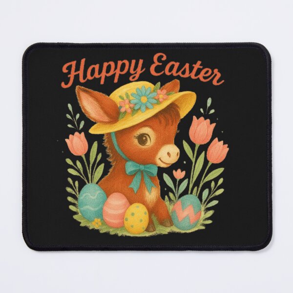 Item preview, vintage Easter Donkey – Cute Retro Spring Animal Illustration designed and sold by Youpiworld.
