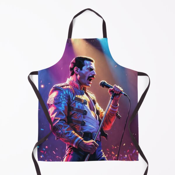 Item preview, Freddie Mercury Neon Stage Power Live Concert Illustration designed and sold by SHOCAMPOS DESIGNS .