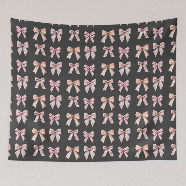 Item preview, Mini Pink and white lace bows sticker pack designed and sold by MendaciousMina.