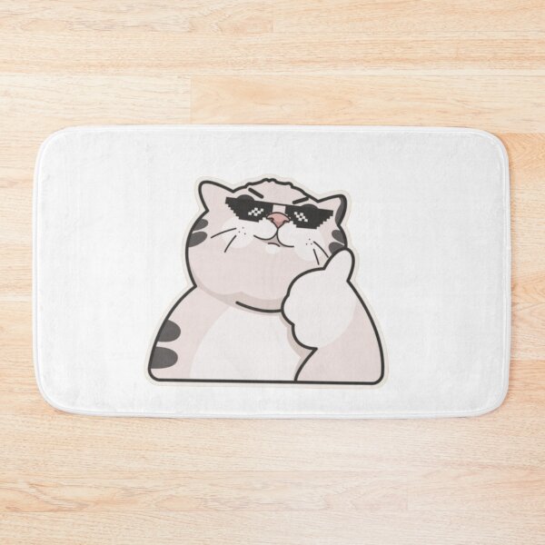 Item preview, cat with glasses designed and sold by Lellenatavarez.