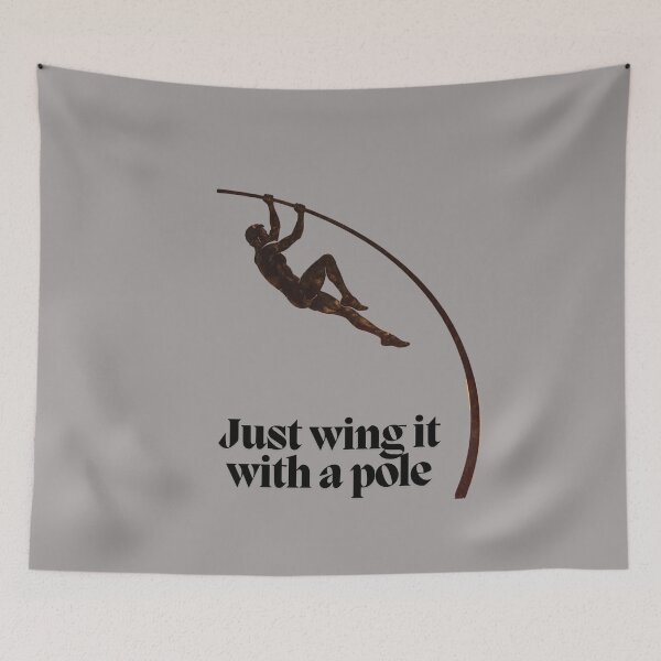 Item preview, Fierljeppen Canal Jump Water Spring Rod Pole Sport Humor Funny Shirt designed and sold by MalwasBasket.