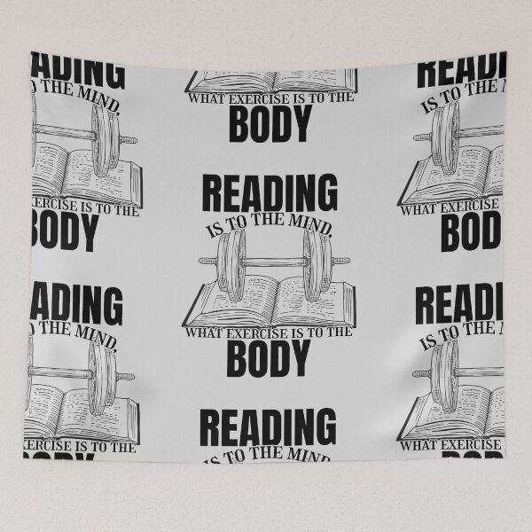 Item preview, Reading is to the Mind what Exercise is to the Body designed and sold by Teacher-Toast.