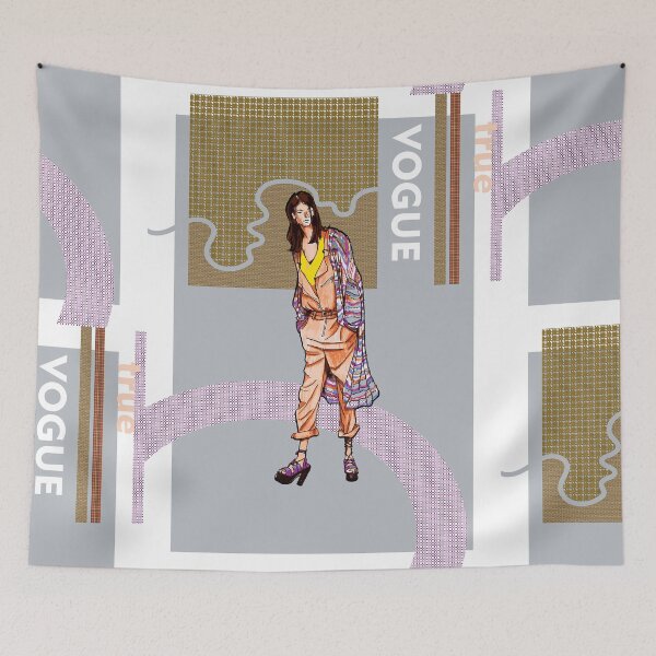 Item preview, Abstract fashion illustration artwork designed and sold by Mevissart.