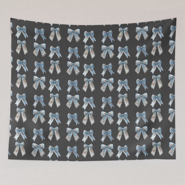 Item preview, Mini Blue bows with pink flowers sticker pack designed and sold by MendaciousMina.