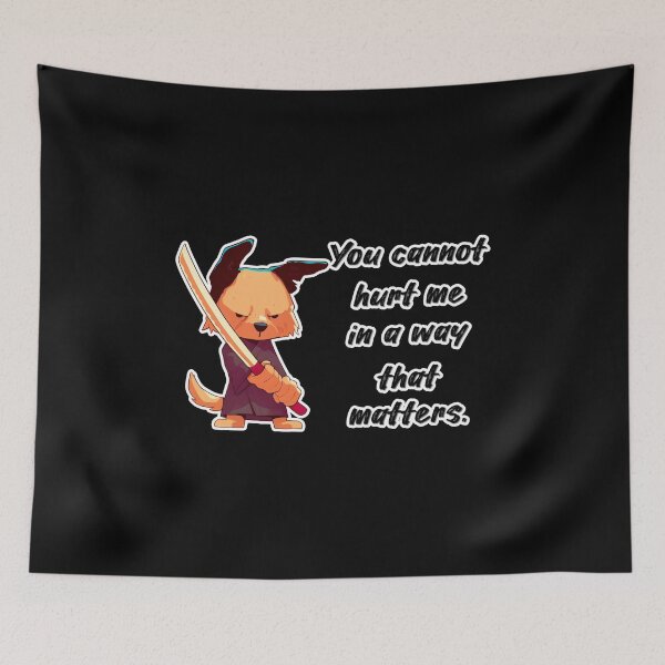 Item preview, Rukan Shattervale - You cannot hurt me in a way that matters. designed and sold by Newdlebobs.