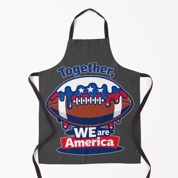 Item preview, Together We Are America Patriotic Football Graphic designed and sold by axiksa10.