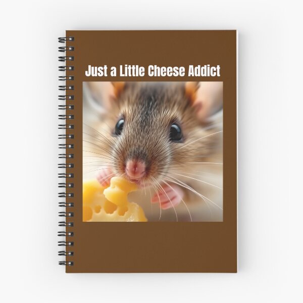 Item preview, Just a Little Cheese Addict Pet Mouse designed and sold by Sachie's Studio.