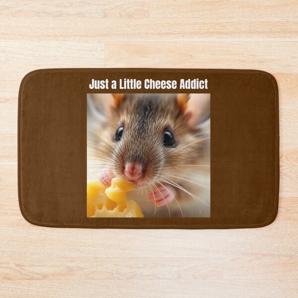 Item preview, Just a Little Cheese Addict Pet Mouse designed and sold by Sachie's Studio.