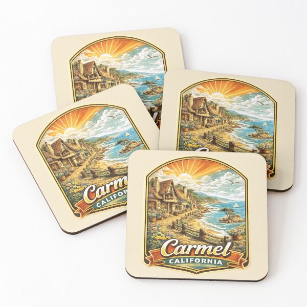 Item preview, Carmel, California - Coastal Village designed and sold by Myra365Art.